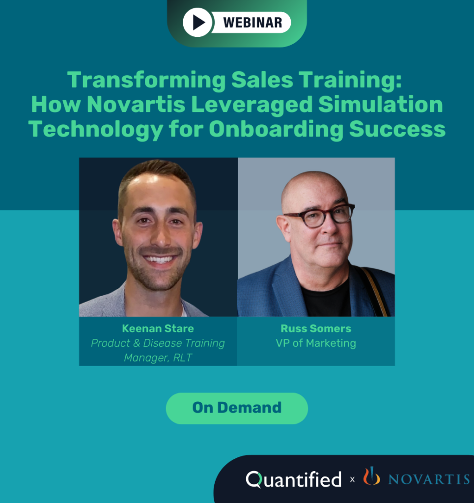 Transforming Sales Training with Novartis. Keenan Stare.